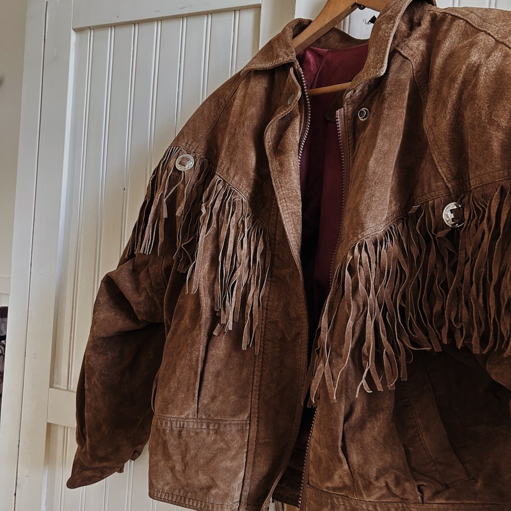 Fringe western jacket